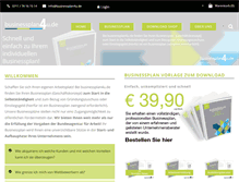 Tablet Screenshot of businessplan4u.de